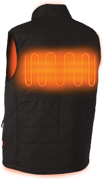 PG416 - 2XL - Gilets sans manches chauffants M12™ Axis™ pour hommes, avec porte-batterie M12™, batterie et chargeur