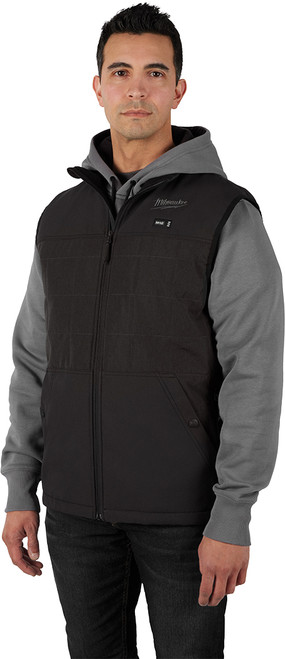 PG416 - 2XL - Gilets sans manches chauffants M12™ Axis™ pour hommes, avec porte-batterie M12™, batterie et chargeur
