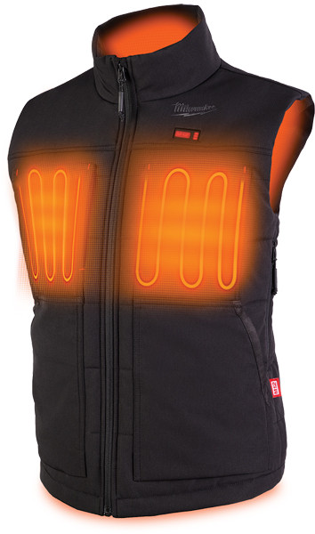 2XL - GILETS SANS MANCHES À AXE™ CHAUFFANT M12™ "UR FEMMES, Y COMPRIS LE SUP"RT DE BATTERIE M12™, LA BATTERIE, LE CHARGEUR