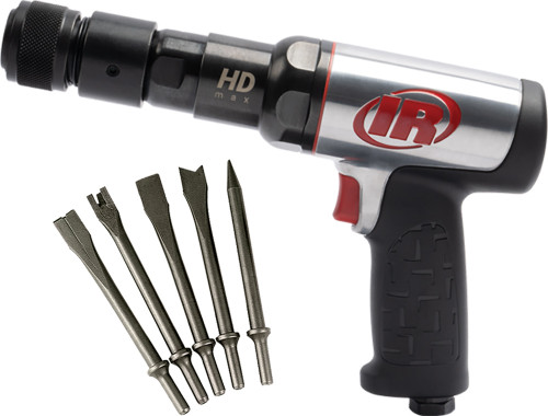 PG81 - ENSEMBLE DE MARTEAUX PNEUMATIQUES HD À TIGE DE .401 » AVEC 5 CISEAUX, DIAMÈTRE D’ALÉSAGE DE 3/4 » (19 MM), 2600 BPM, COURSE DE 3 »