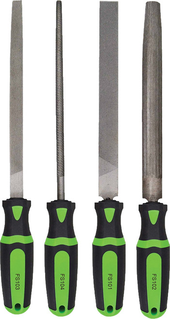 PG104 - ENSEMBLE DE FICHIERS DE 4 PCS, 12" OAL