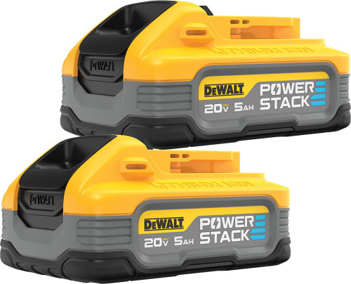 PG68 - BATTERIE 20V MAX DEWALT POWERSTACK™ 5,0 AH, PAQUET DE 2