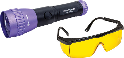 PG19 - OPTI-PRO™ UV MAX LED FLASHLIGHT, 30-FT RANGE, 3AA BATTERIES