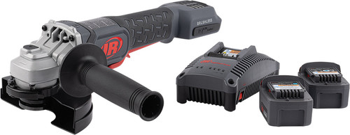 PG63 - IQV® 20V 1/4" 4.5"/5" ANGLE GRINDER KIT, 1 HP, 8000 RPM, (2) GUARDS, (2) BATTERIES, (1) CHARGER