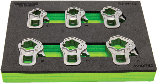PG161 - ENSEMBLE DE CLÉ À ÉCROU À CLIQUET 3/8 » DE 6 PIÈCES 3/8 » (8, 10, 11, 12, 13, 14 MM)