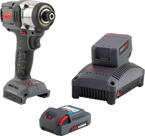 PG60  -   IQV® 20V 1/4" HEX COMPACT IMPACT DRIVER KIT, 3400 IN-LBS, 2800 RPM, (2) BATTERIES, (1) CHARGER