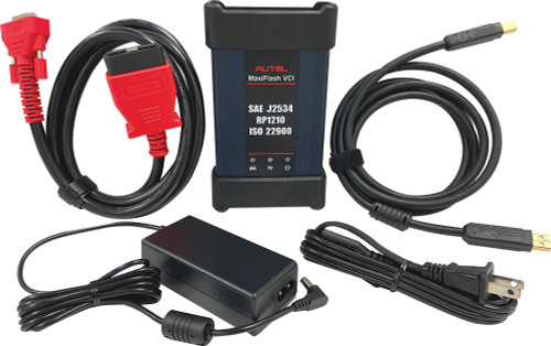 PG41 - KIT MAXIFLASH BLUETOOTH VCI / J2534 PROGRAMMEUR PASS-THRU, CÂBLE PRINCIPAL V2.0, ADAPTATEUR AC/DC & CÂBLE USB 2.0