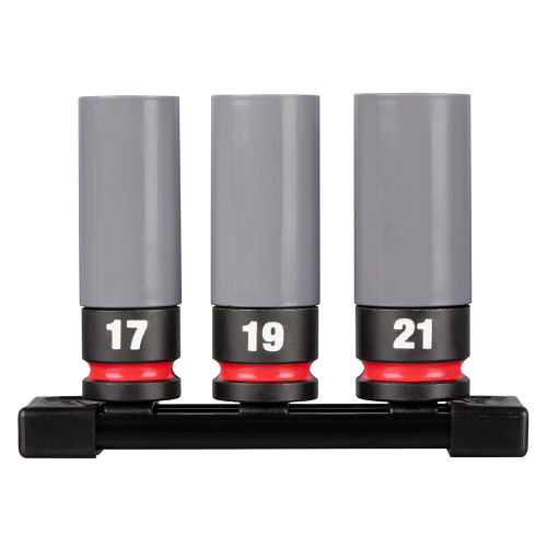 SHOCKWAVE IMPACT DUTY™ 1/2 DRIVE METRIC 3PC LUG NUT WHEEL SOCKET SET