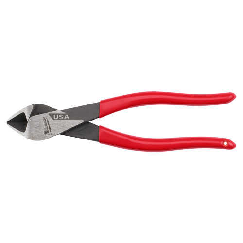 8" DIAGONAL DIPPED GRIP CUTTING PLIERS (USA)