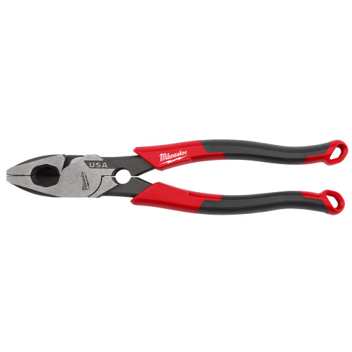 9" LINEMAN'S COMFORT GRIP PLIERS W/ THREAD CLEANER (USA)