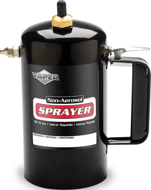 PG286 - NON-AEROSOL REFILLABLE SPRAYER (BLACK), 32 OZ, 80-150 PSI