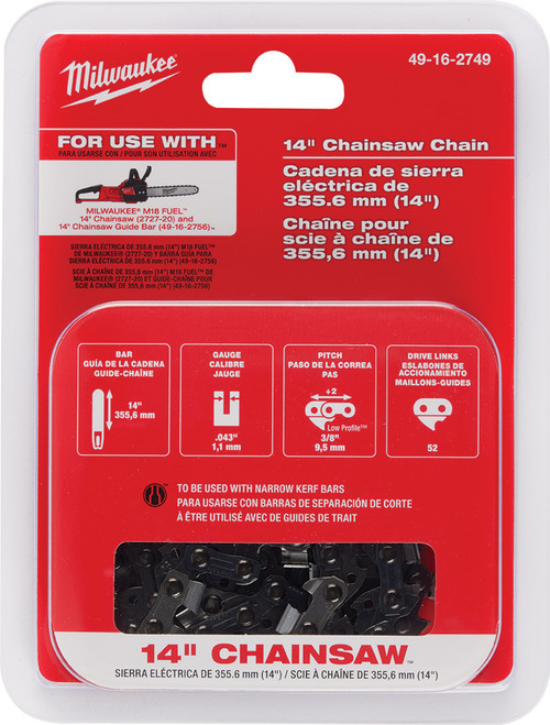 CHAÎNE DE SCIE DE REMPLACEMENT DE 14"