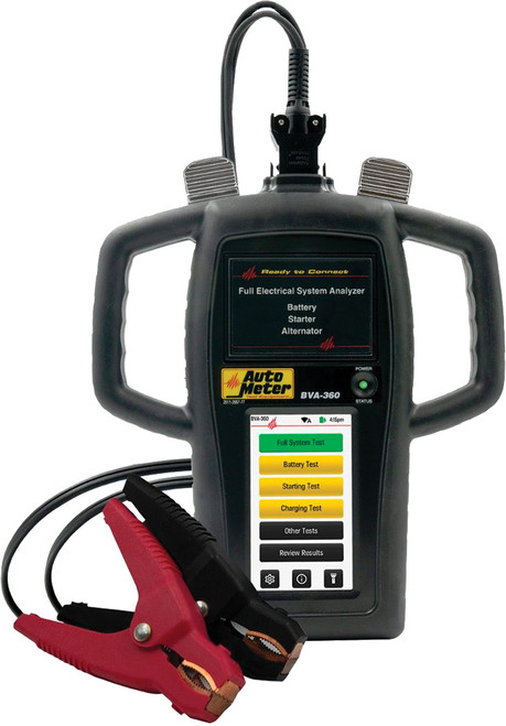 PG22 - BATTERIE PORTATIVE DE 6V & 12V ET ANALYSEUR DE SYSTÈME ÉLECTRIQUE AVEC ÉCRAN TACTILE LCD, WI-FI, CONDENSATEUR DE TEST DE 40A.