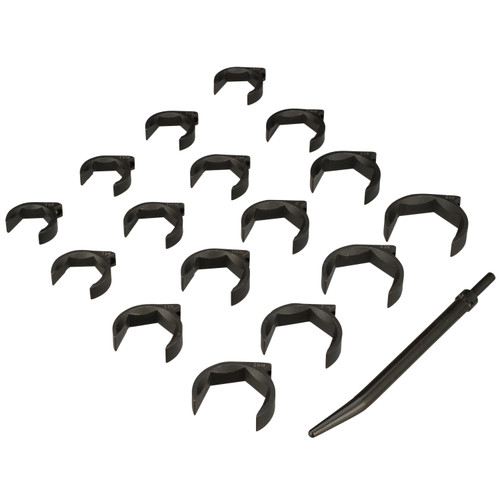 17 PIECE SAE SHOCKIT CROWS FOOT SET – HD IND./HYDRL. FITTING