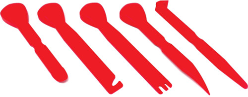 PG62 - 5-PC 6" LONG WIRE INSTALL TOOL KIT, NOT FOR HIGH VOLTAGE OR LIVE WIRE USE