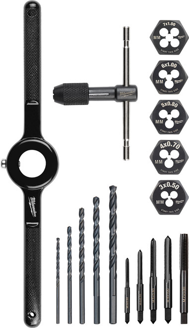 17PC METRIC TAP AND DIE SET