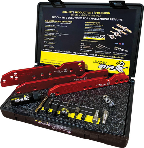 PG307 - POWERTECH SET - CHARLIE - FORD GAS & DIESEL / DODGE & GM GAS EXHAUST MANIFOLD REPAIR, COVERS 20 ENGINES