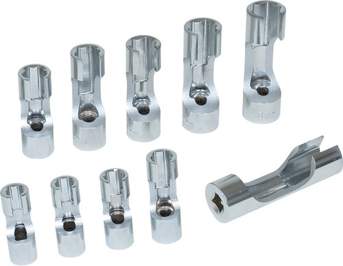 PG382 - 10-PC FLARE NUT SENSOR SOCKET SET, 10MM-19MM