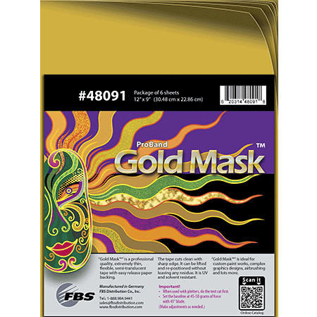 MASQUE D’OR - 6" X 11 YD. (15.25CM X 10M)