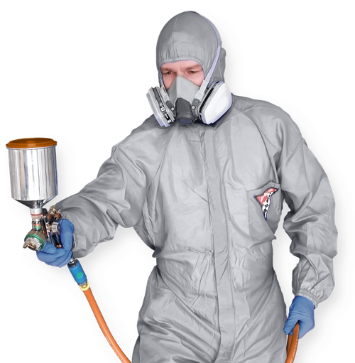 PROPLUS GARD - PAINT & WORK SUITS - GRAY - LARGE, 100% RIP-STOP NYLON
