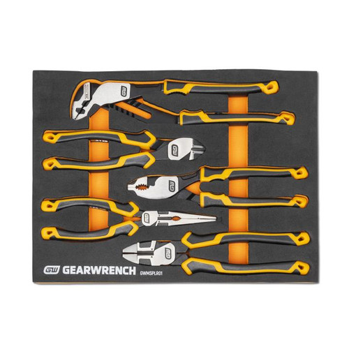MODSET CUSHION GRIP PITBULL PLIERS, 5 PC