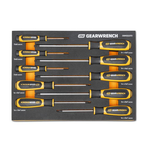 MODSET SCREWDRIVERS - TORX, 10 PC