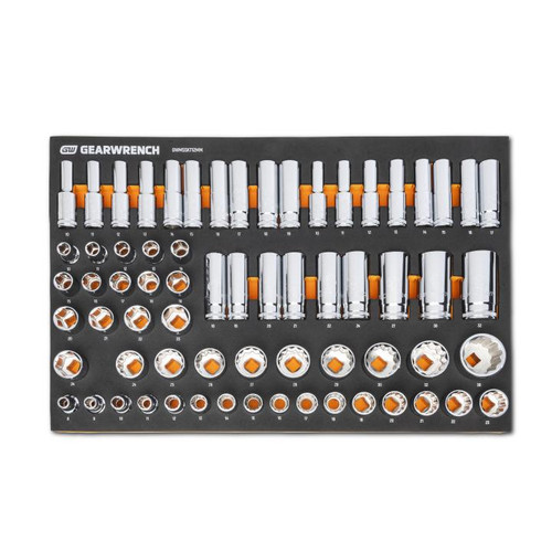 MODSET 1/2" DRIVE SOCKETS MM, 67 PC
