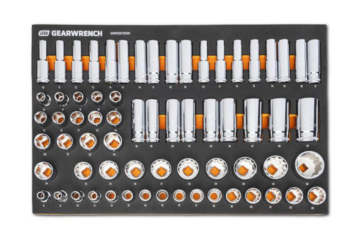 MODSET 1/2" DRIVE SOCKETS MM, 67 PC
