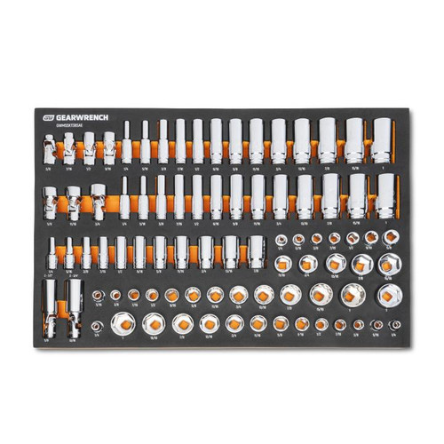 MODSET 3/8" DRIVE SOCKETS SAE, 85 PC