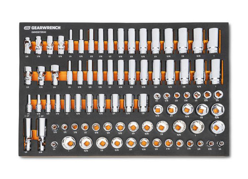 MODSET 3/8" DRIVE SOCKETS SAE, 85 PC