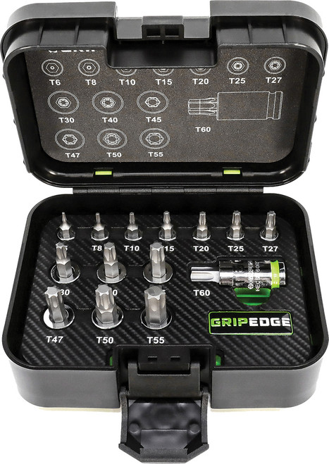PG115  -  14-PC RPT TORX DRIVER SET, T6-T60