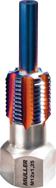 PG131 - M12X1.25 SENSOR RETHREADING TAP, EXTRA SHORT, IDEAL FOR TEMPERATURE SENSORS