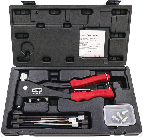 PG322 - KIT MULTIPLEX DE TAILLE MÉTRIQUE HP-4X4 POUR RIVETS AVEUGLES, ÉCROUS À RIVETS MRN, ÉCROUS MÉCANIQUES MQN & BOULONS/GOUJONS À RIVETS MET