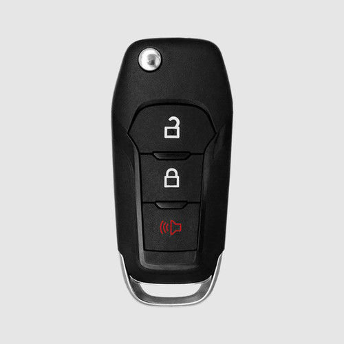 FORD TRUCKS & SUVS 2015-2021 3-BUTTON FLIP REMOTE HEAD KEY HITAG