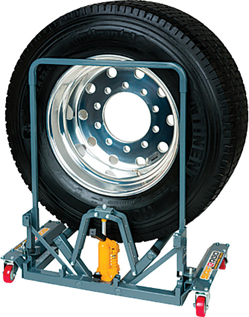 PG243 - WINNTEC SAFERGO TRUCK TIRE DOLLY WITH COLLAPSIBLE HANDLE FRAME, 350 LBS CAPACITY