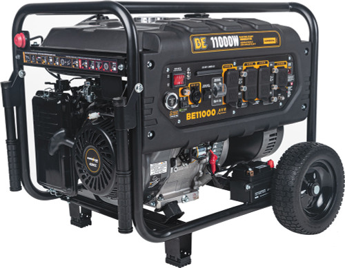 PG268 - 11,000 PEAK WATTS GENERATOR, RECOIL/ELECTRIC START, GAS FUEL