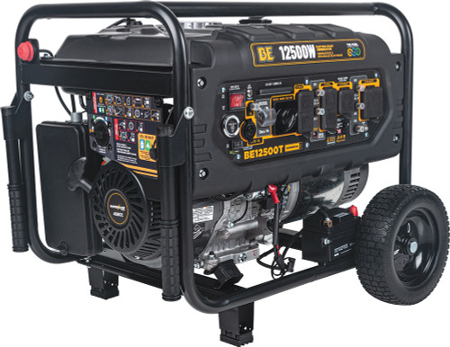 PG268  -  12,500 PEAK WATTS TRI FUEL GENERATOR, RECOIL/ELECTRIC START, GAS/PROPANE/NATURAL GAS FUELS