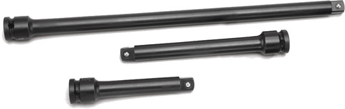 PG147 - 3-PC 1/4" DRIVE IMPACT EXTENSION SET, 3", 6", 10"