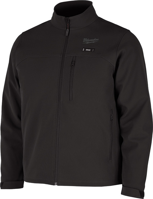 PG2 - (GRAND) ENSEMBLE DE VESTE CHAUFFANTE BLACK TOUGHSHELL AVEC BATTERIE/CHARGEUR/CÂBLE USB-C M12 CP3.0