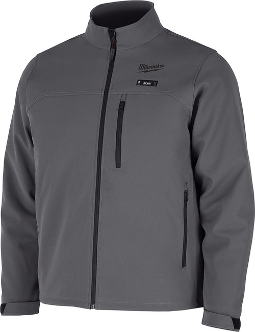 (LARGE) GRAY TOUGHSHELL HEATED JACKET KIT W/ M12 CP3.0 BATTERY/CHARGER/USB-C CABLE