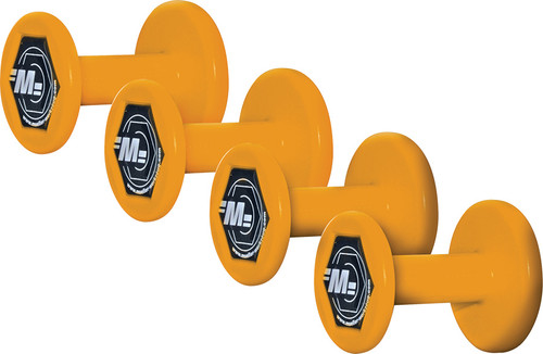 PG278 - 4-PC MAGNETIC RUBBER-COATED HOLDER SET, 49MM DIAM. X 51MM LONG, ORANGE