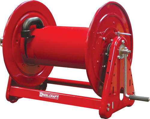 PG95 - 1" X 100 FT. PREMIUM DUTY HAND CRANK HOSE REEL (HOSE NOT INCLUDED), 1" NPTF INLET/OUTLET, 1000 PSI