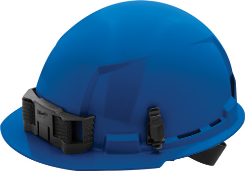 BLUE - BOLT™ FRONT BRIM HARD HAT WITH 4 PT. RATCHETING SUSPENSION – TYPE 1, CLASS E