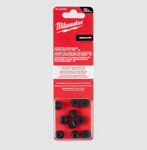 JOBSITE EARBUDS MED FOAM EARTIP KIT