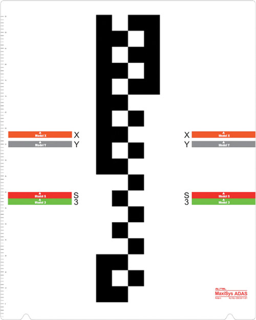Motif de calibration de caméra Tesla (CSC0611-07), compatible avec les systèmes de cadres de calibration IA900WA & MA600 Motif de calibration de caméra Tesla (CSC0611-07), compatible avec les systèmes de cadres de calibration IA900WA & MA600
