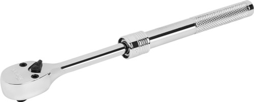 PG134 - 1/4" DRIVE EXTENDABLE REVERSIBLE RATCHET, EXTENDS FROM 12-1/4" TO 17-3/4", 72-TOOTH