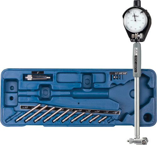 PG322 - DIAL CYLINDER BORE GAGE SET WITH CARBIDE ANVILS, 2"-6" RANGE