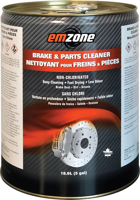 PG288 - NETTOYANT DE FREINS ET PIÈCES EMZONE GRAND SEAU, 18,9 L, BOÎTE DE 1