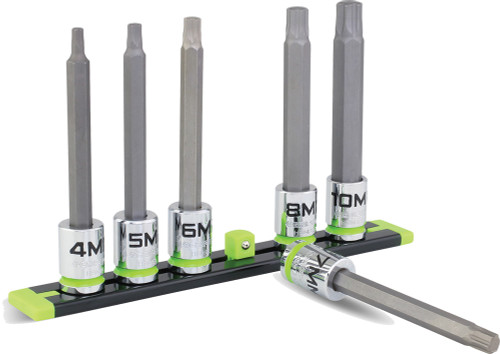 PG108 - ENSEMBLE DE PILOTES HEXAGONALS 6-PC 3/8'' DR LONG METRIC RPT, 4-10 MM