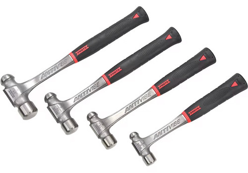 4PC BALL PEEN HAMMER SET (08/12/16/24OZ)